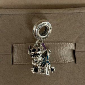 Pandora Disney Park Stitch & Castle Dangle Charm